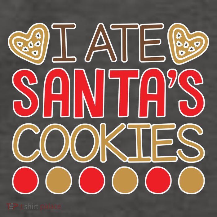 I Ate Santa's Cookie Vector Backpack