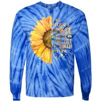 I Became A Nurse Because Your life Is Worth My Time Tie-Dye Long Sleeve Shirt