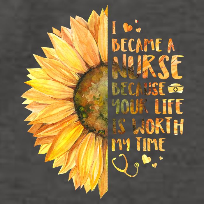 I Became A Nurse Because Your life Is Worth My Time Vector Backpack