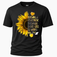 I Became A Teacher Because Your Life Is Worth My Time Cooling Performance Crew T-Shirt