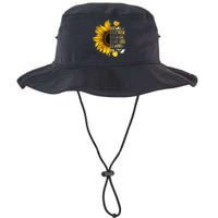 I Became A Teacher Because Your Life Is Worth My Time Legacy Cool Fit Booney Bucket Hat