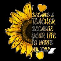 I Became A Teacher Because Your Life Is Worth My Time Bucket Hat