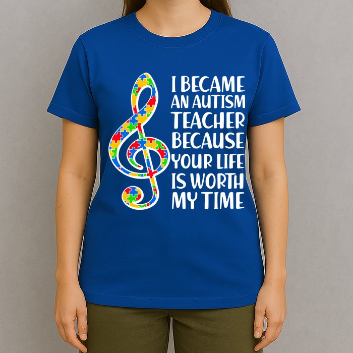I Became An Autism Teacher For You T-Shirt