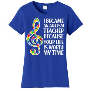 I Became An Autism Teacher For You Women's T-Shirt