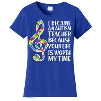 I Became An Autism Teacher For You Women's T-Shirt