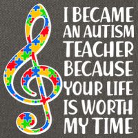 I Became An Autism Teacher For You Cotton Canvas Backpack