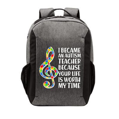 I Became An Autism Teacher For You Vector Backpack