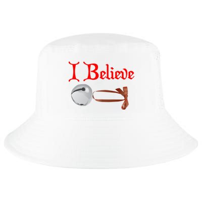 I Believe Christmas Bell Cool Comfort Performance Bucket Hat