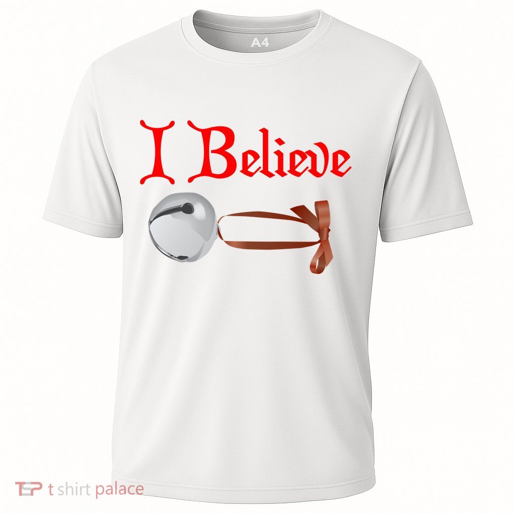 I Believe Christmas Bell Performance Shirt