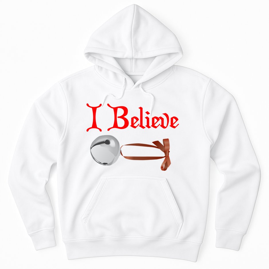 I Believe Christmas Bell Hoodie