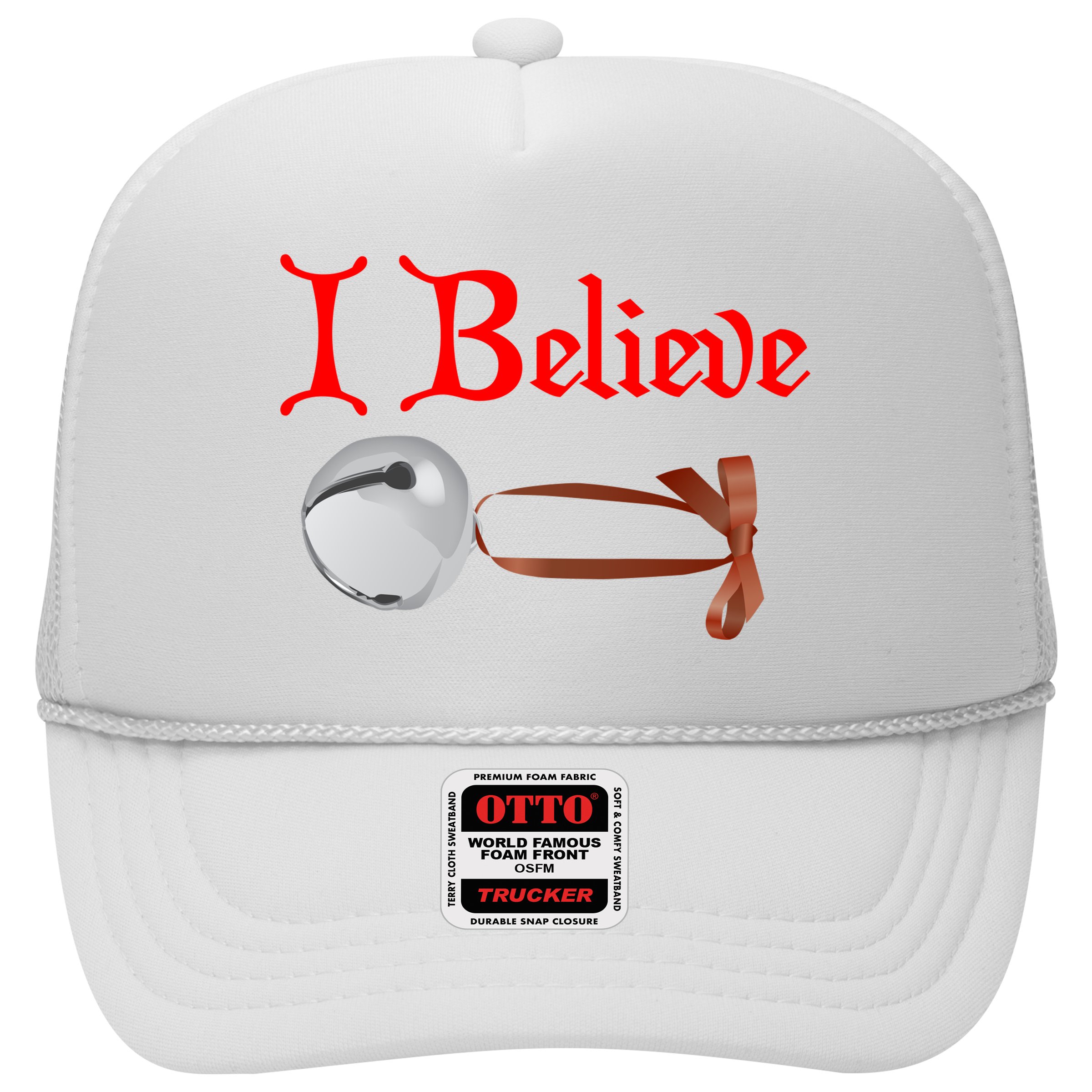 I Believe Christmas Bell Hat