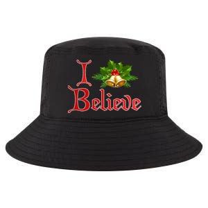 I Believe Christmas Bells Cool Comfort Performance Bucket Hat