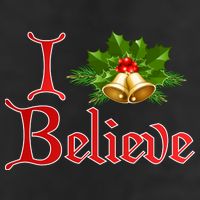 I Believe Christmas Bells Adult Drive Performance Visor