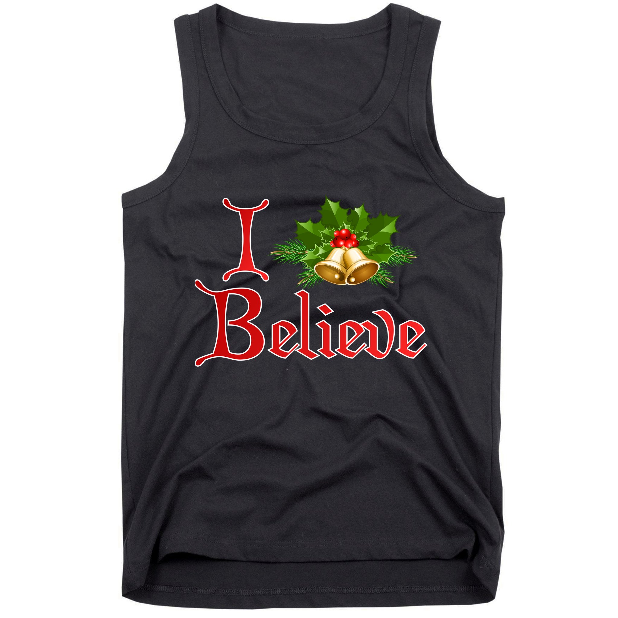 I Believe Christmas Bells Tank Top