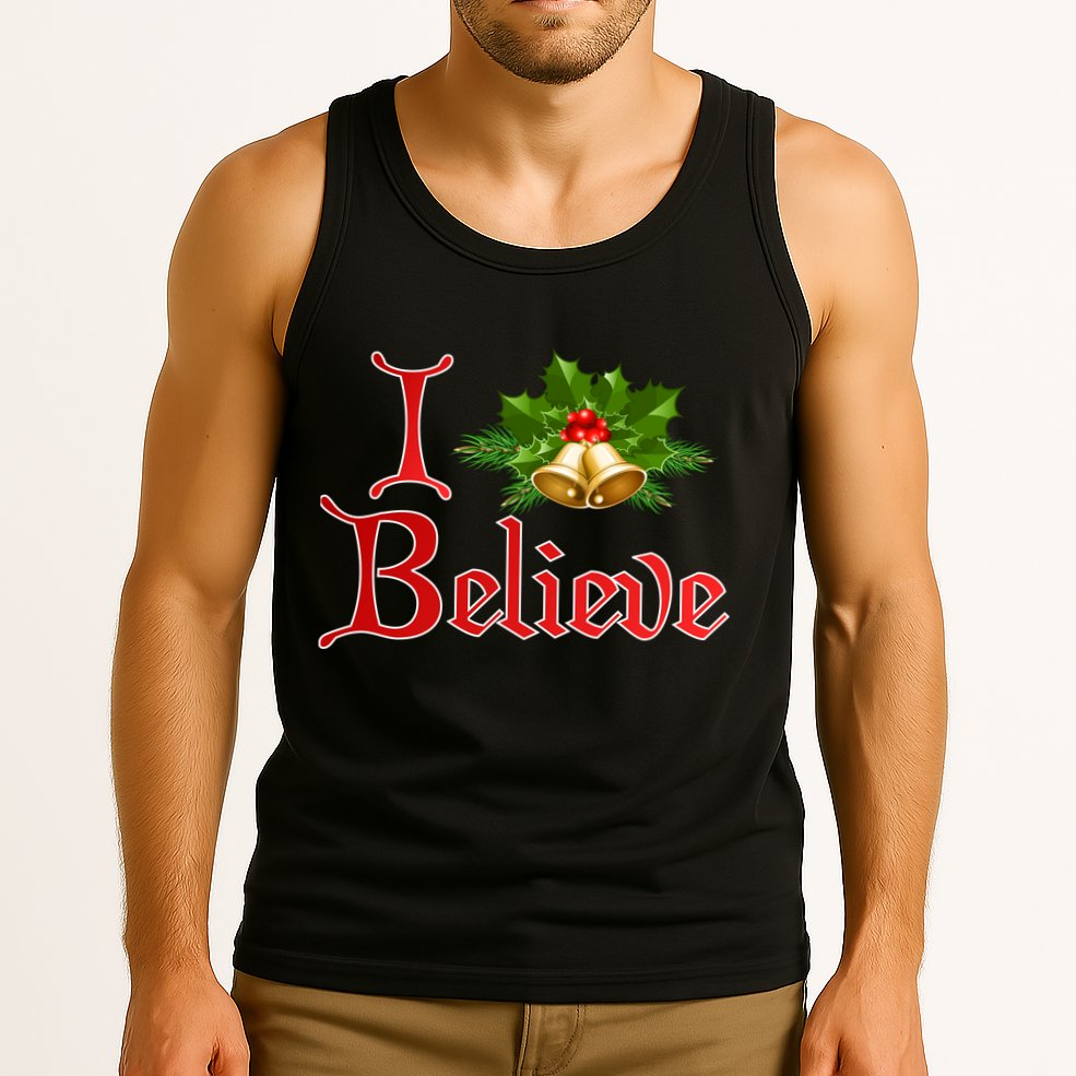 I Believe Christmas Bells Tank Top