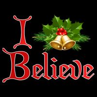 I Believe Christmas Bells Ladies Long Sleeve Shirt