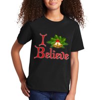I Believe Christmas Bells Kids T-Shirt