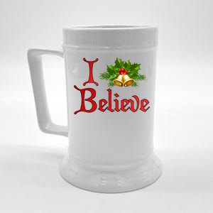 I Believe Christmas Bells Beer Stein