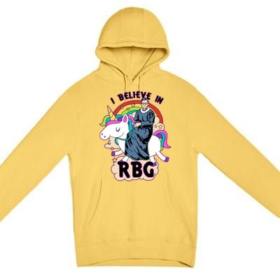 I Believe In RBG Ruth Bader Ginsburg  Premium Pullover Hoodie