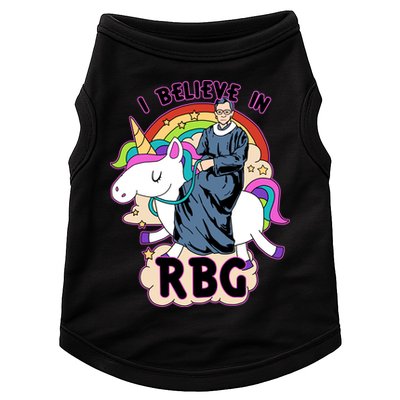 I Believe In RBG Ruth Bader Ginsburg  Doggie Tank