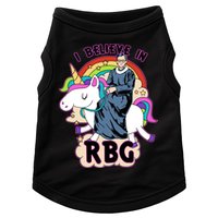 I Believe In RBG Ruth Bader Ginsburg  Doggie Tank