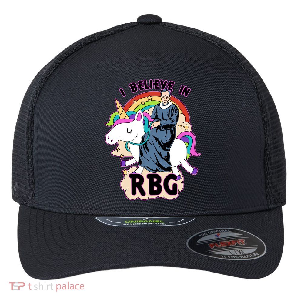 I Believe In RBG Ruth Bader Ginsburg  Flexfit Unipanel Trucker Cap