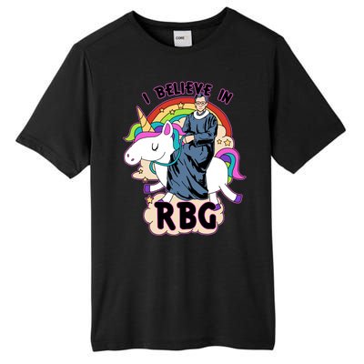 I Believe In RBG Ruth Bader Ginsburg  Tall Fusion ChromaSoft Performance T-Shirt