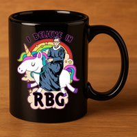 I Believe In RBG Ruth Bader Ginsburg  11oz C Handle Ceramic Mug