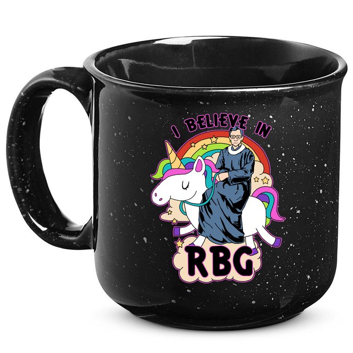 I Believe In RBG Ruth Bader Ginsburg  15oz Campfire Ceramic Mug
