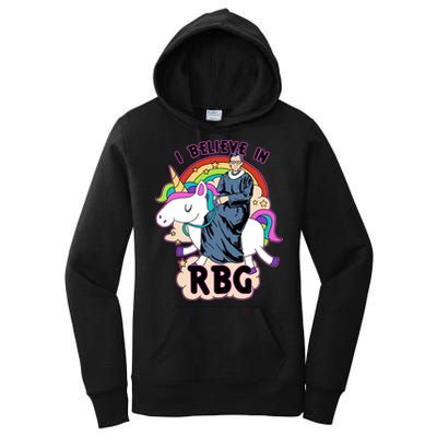 I Believe In RBG Ruth Bader Ginsburg  Women's Pullover Hoodie