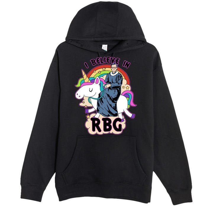 I Believe In RBG Ruth Bader Ginsburg  Premium Pullover Hoodie