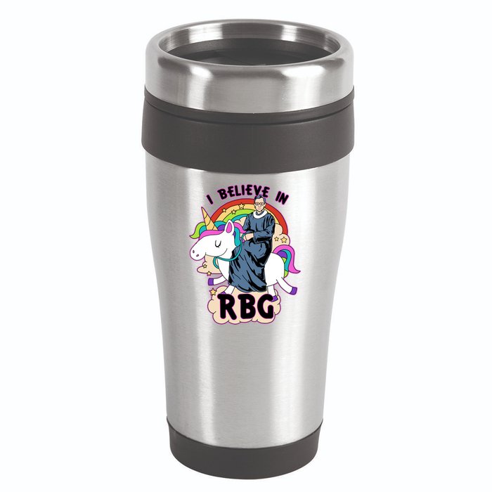 I Believe In RBG Ruth Bader Ginsburg  16oz Travel Tumbler