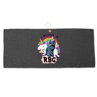 I Believe In RBG Ruth Bader Ginsburg  Large Microfiber Waffle Golf Towel