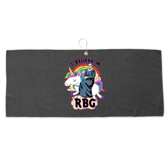 I Believe In RBG Ruth Bader Ginsburg  Large Microfiber Waffle Golf Towel