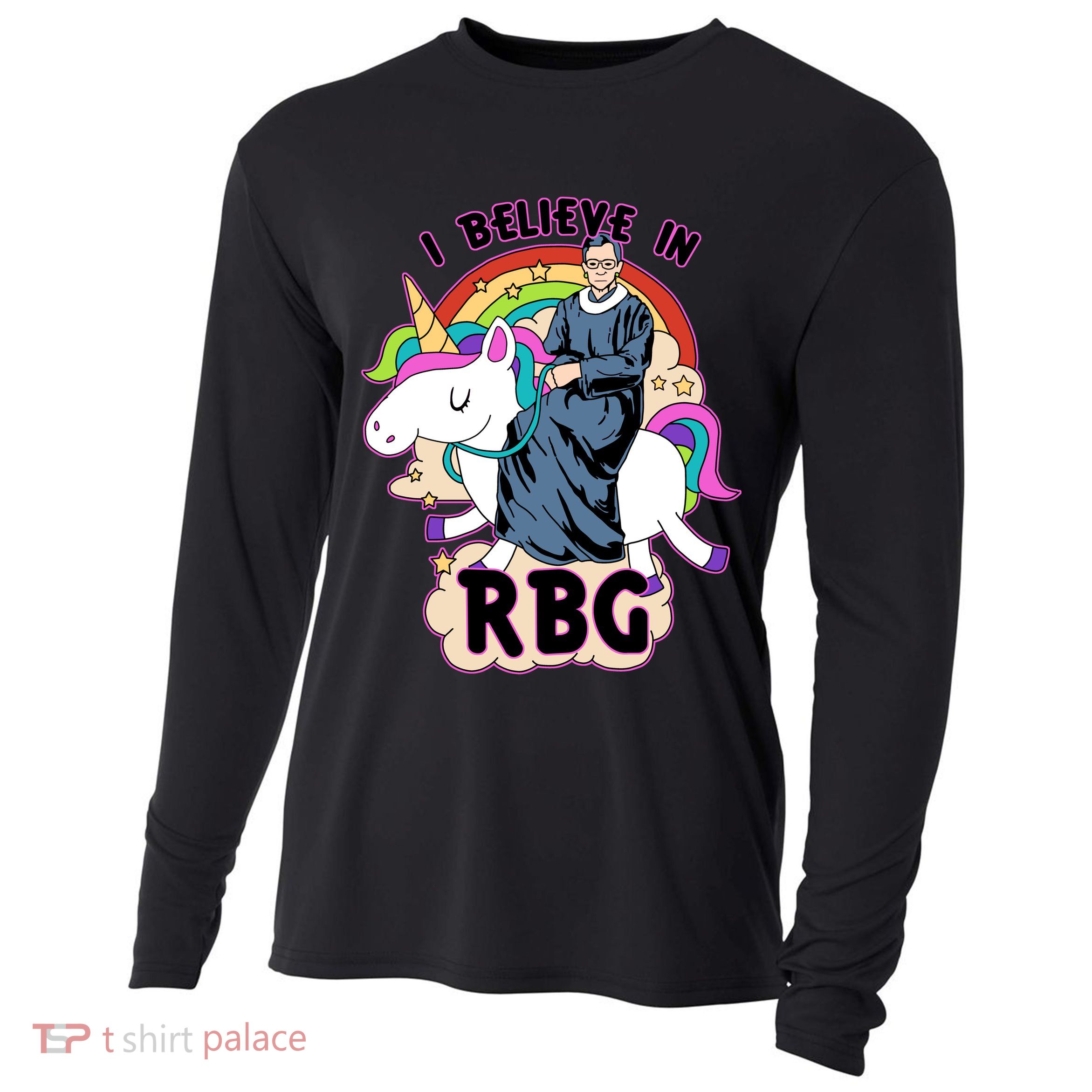I Believe In RBG Ruth Bader Ginsburg  Cooling Performance Long Sleeve Crew