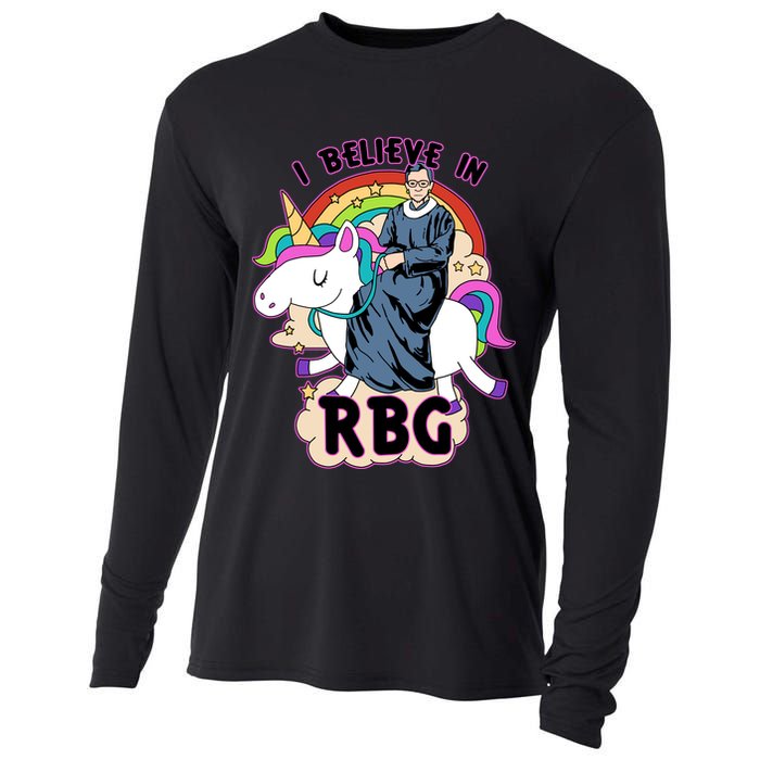 I Believe In RBG Ruth Bader Ginsburg  Cooling Performance Long Sleeve Crew