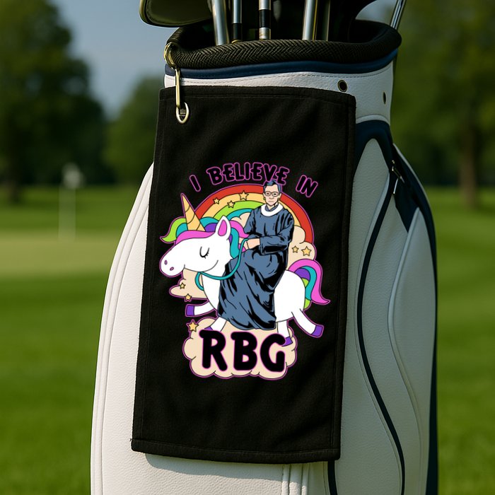 I Believe In RBG Ruth Bader Ginsburg  Golf Towel