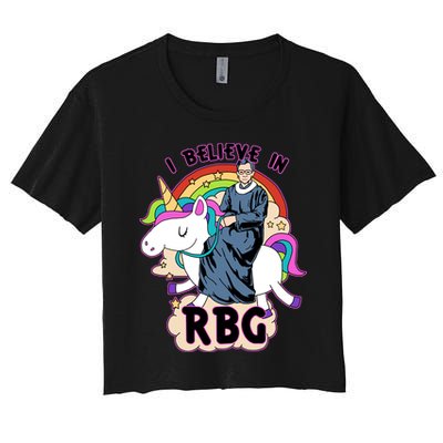 I Believe In RBG Ruth Bader Ginsburg  Crop Top