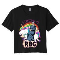 I Believe In RBG Ruth Bader Ginsburg  Crop Top