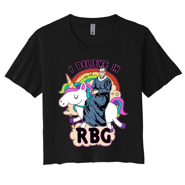 I Believe In RBG Ruth Bader Ginsburg  Crop Top