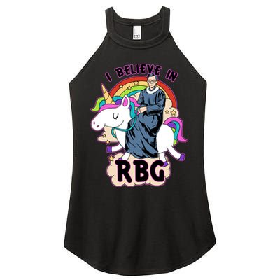 I Believe In RBG Ruth Bader Ginsburg  Women's Perfect Tri Rocker Tank
