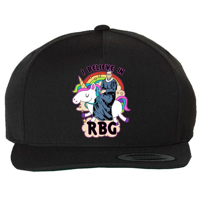 I Believe In RBG Ruth Bader Ginsburg  Wool Snapback Cap