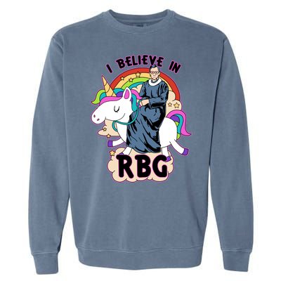 I Believe In RBG Ruth Bader Ginsburg  Garment-Dyed Sweatshirt