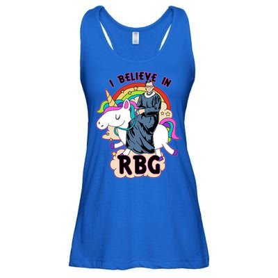 I Believe In RBG Ruth Bader Ginsburg  Ladies Essential Flowy Tank