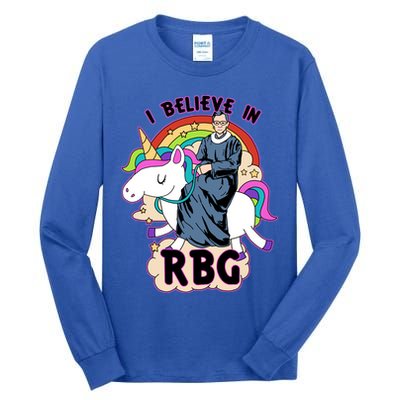 I Believe In RBG Ruth Bader Ginsburg  Tall Long Sleeve T-Shirt