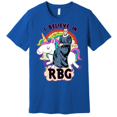 I Believe In RBG Ruth Bader Ginsburg  Premium T-Shirt