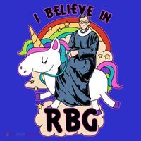 I Believe In RBG Ruth Bader Ginsburg  Pom Pom 12in Knit Beanie