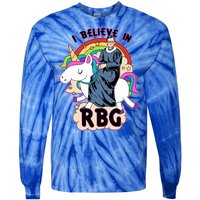 I Believe In RBG Ruth Bader Ginsburg  Tie-Dye Long Sleeve Shirt