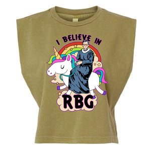 I Believe In RBG Ruth Bader Ginsburg  Garment-Dyed Women's Muscle Tee