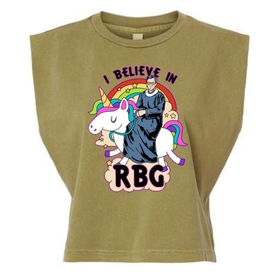 I Believe In RBG Ruth Bader Ginsburg  Garment-Dyed Women's Muscle Tee